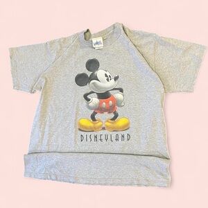 Disneyland Resort Gray Mickey Mouse Short Sleeve Tee Large